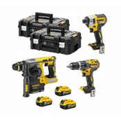 DeWalt 18V kombinirani komplet Dcd796 + Dcf887 + Dch273 3X4,0Ah 2Xtstak Ii Dck368P3T