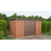 Vrtna metalna kucica-šupa 7,0 m2 - 3,4m x 2,06m - SMEÐA