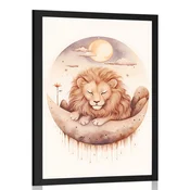 Plakat zasanjani lev - 40x60 no frame