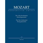 MOZART:DIE ZEHN BERUHMTEN STREICHQUARETT STUDY SCORE