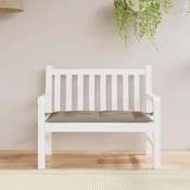 Jastuk za vrtnu klupu smedesivi 110 x 50 x 7 cm tkanina Oxford