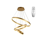 LED prigušiva luster na sajli LED/85W/230V 3000-6500K + daljinski upravljac
