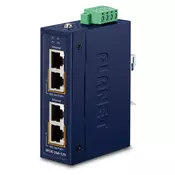 shumee Planet Industrial 2-portni 10/100/1000T 802.3at PoE+ injektor z 12V ojačevalnikom, IPOE-260-12V