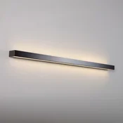 MCJ Mera LED stenska svetilka, širina 120 cm, črna, 3000K - Hodnik - Sodobni - črna, matirana bela - Kovina