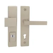 Varnostno okovje MP TI - FORTE PLUS 3214/SQUARE 2275 - SH (debelina vrat 104-110 mm) NP - Nickel pearl, ročaj/ročaj levo, PZ PLUS z luknjo za vložek, MP NP (nikljev biser), 92 mm