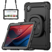 Robusten etui Cover Strap za Lenovo Tab M11 - črn