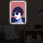 Wallity Slika sa LED osvetljenjem 4570POPARTDACT-006, 45x70 cm