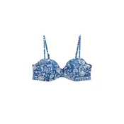WE Fashion Bikini zgornji del modra/bela