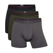Cr7 BASIC MICROFIBER TRUNK 3-PACK, muški donji veš, siva 8199-49