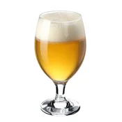 KADAX Vrček za pivo 400 ml, velik kozarec na peclju