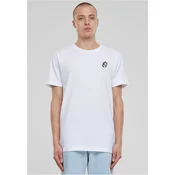 Mens T-shirt Dice Fire EMB white