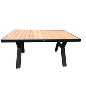 Rojaplast ROTTERDAM aluminijasta jedilna miza 138x80 cm