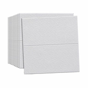 3D samolepilne tapete (5 kosov) | FORMWALL, Bela