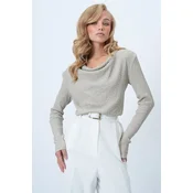Trend Alacati Stili Ženska bluza Alc-X14585, Siva