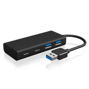 IcyBox IB-HUB1426-U3 4-portni Hub s priključkom USB-A in USB-C 3.2