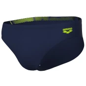 Arena feel bright glare briefs navy/artic lime s - uk32