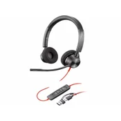 HP Poly BW 3310 Stereo -M USB-C HS +USB-C/A/8X220AA/crna Slušalice ( 760Q7AA )