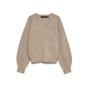 VERO MODA Pulover VMTEAK progasto bež