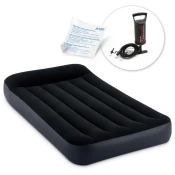 shumee Napihljiva vzmetnica 191x99x25 cm z batno črpalko INTEX 64141