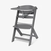 Kikka Boo Drvena hranilica Nordy 2in1 Dark Grey