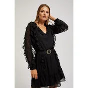 Marisse Dress With Ruffles
