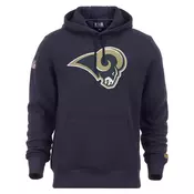 Los Angeles Rams New Era Team Logo pulover sa kapuljacom