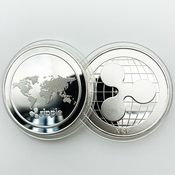 Kovanec Ripple – srebrn KP13382