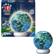 Ravensburger - Puzzle Puzzleball Nočna dežela 3D LED - 40 - 99 kosov