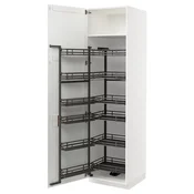 METOD Visoki element s izvlacnim fiokama, bela Enköping/bela im. drveta, 60x60x220 cm