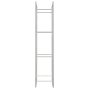 Vidaxl Stojalo za drva 50x28x132 cm nerjaveče jeklo