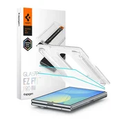 Samsung Z Fold8 SPIGEN GLASS TR EZ FIT PRO HD stakleni zaštitnik ekrana, pakiranje od 2 komada, 2.5D, 9H + okvir za montažu, PROZIRAN