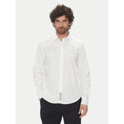 La Martina Srajca Aaron MACE30 PP483 Bela Regular Fit