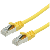 VALUE Value 21.99.1242 RJ45 omrežni kabel\, Patch kabel CAT 6 S/FTP 2.00 m rumena 1 kos, (20420341)
