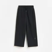 Reserved - Wide leg pantalone s visokim sadržajem pamuka
