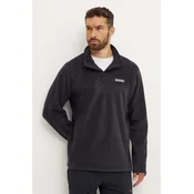 Športni pulover Columbia Steens Mountain Half Snap črna barva, 2097721
