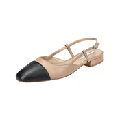 STEVE MADDEN Odprte balerinke BELINDA rjava/črna