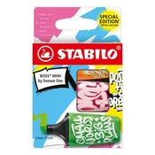 Osvetljevalec STABILO BOSS MINI by Snooze One - set 3 kos