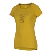 Ženska srajca OCÚN Raglan T, rumena starinska moss queen (XS)