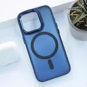 Maska Mag Case Candy Shield za iPhone 15 Pro Max tamno plava