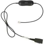 JABRA Smart Cord, QD to RJ9, straight, with 8-position switch configurator, for Avaya one-X Telephone system ( for 96XX Series)