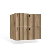 OMARICA ZA UMIVALNIK TIGO 60 2S, EVOKE OAK, 2 PREDALA, UTORJENA FRONTLA, STENSKA