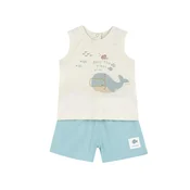 Chicco Komplet ecru/pesek/svetlo modra/svetlo rjava