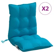 Vidaxl Blazina za stol 2 kosa svetlo modra oxford tkanina