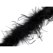 Boa - ptičje pero 21-24 g dolžina 1,8 m - črna