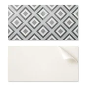 shumee Samolepilna tiskana vinilna plošča 120x60 cm z geometrijskim vzorcem romba