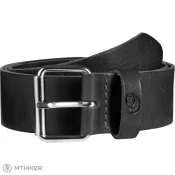 Pas Fjällräven Singi, 4 cm, črno usnje (85 cm)