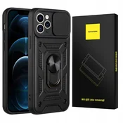 Spacecase OVITEK SPACECASE OVITEK ZA IPHONE 12 PRO CAMRING ČRN, (21964318)