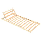 Vidaxl Letveno dno za posteljo 13 letvic nastavljivo 80x200 cm