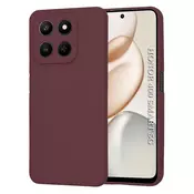Silikonski ovitek Techsuit SoftFlex za Honor 400 Smart/X7d 4G/X7d 5G - temno rdeč