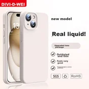 Divi Maska za mobilni telefon iPhone 15, Bela